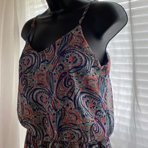 Ankle dress with slip . Adjustable straps !